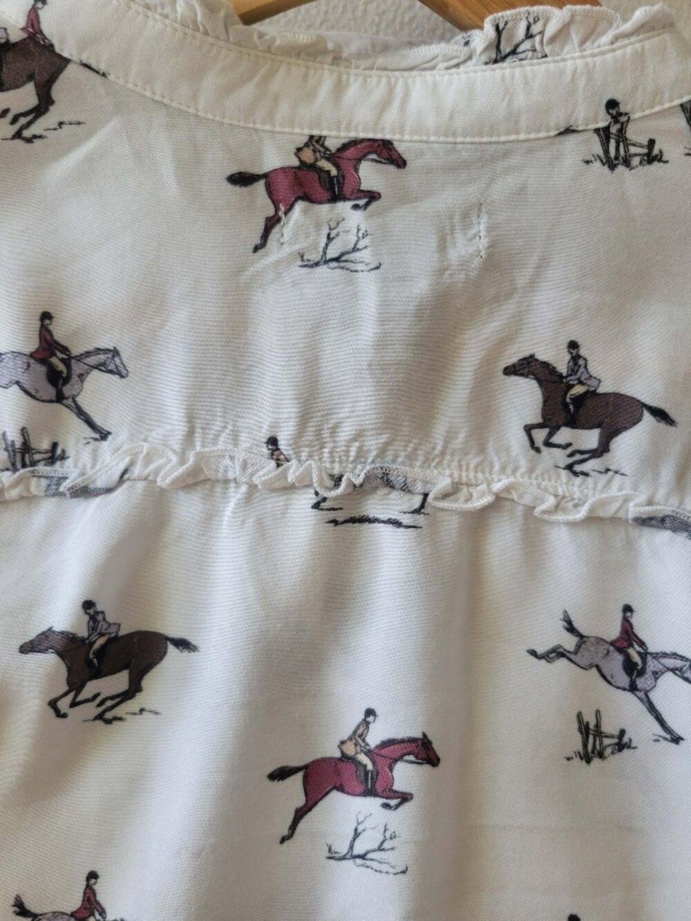 Ariat Clarion Blouse Classic Equestrian Button Down Horse Rider Women’s XL - Picture 4 of 10